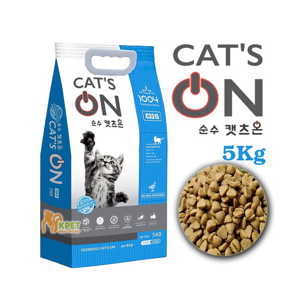 Thức ăn hạt cho Mèo Cat s On túi 5Kg Cats On All Life Stages