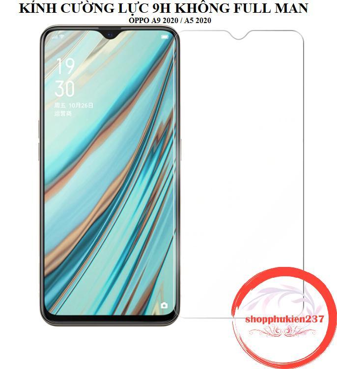 [HCM]Kính Cường Lực 9H Oppo A9 2020  A5 2020 Kính Không Full Màn Trong Suốt Cao Cấp