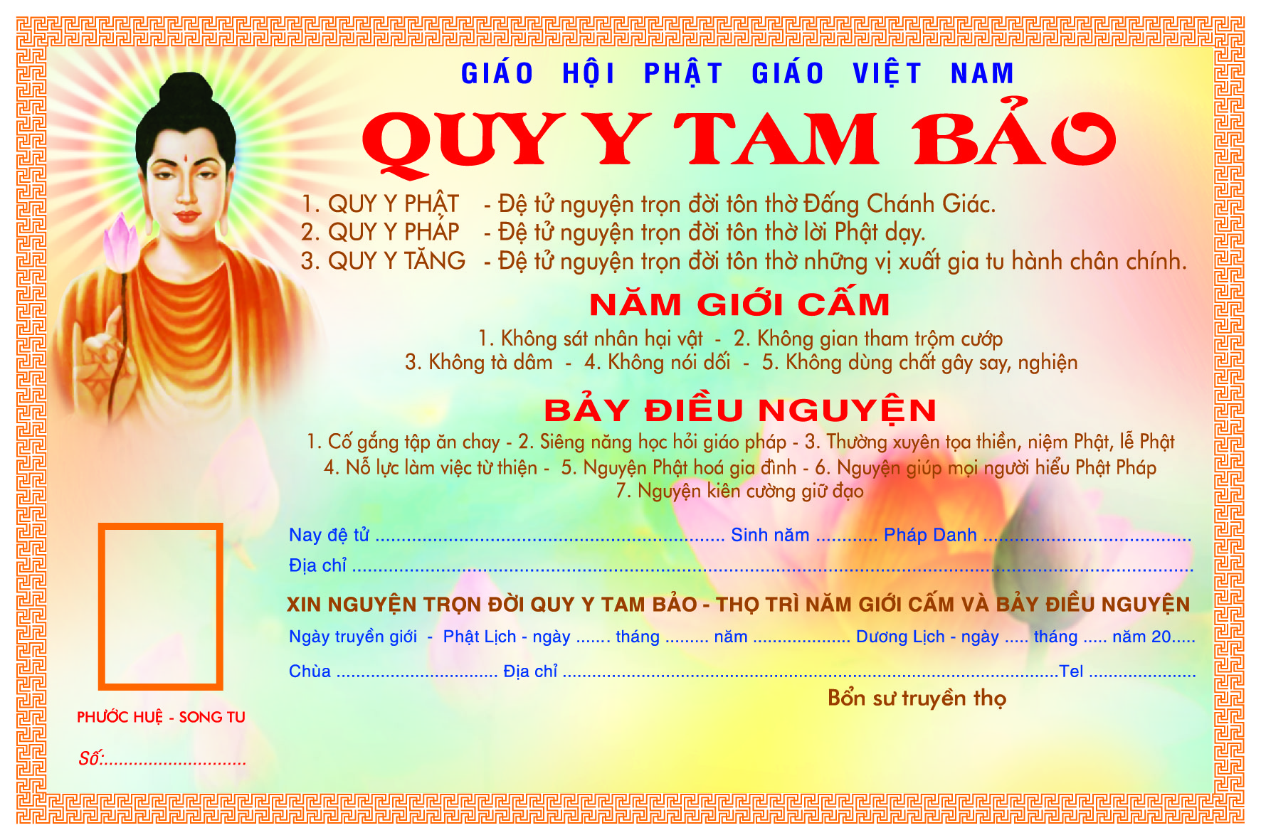 Phái quy y tam bảo a4