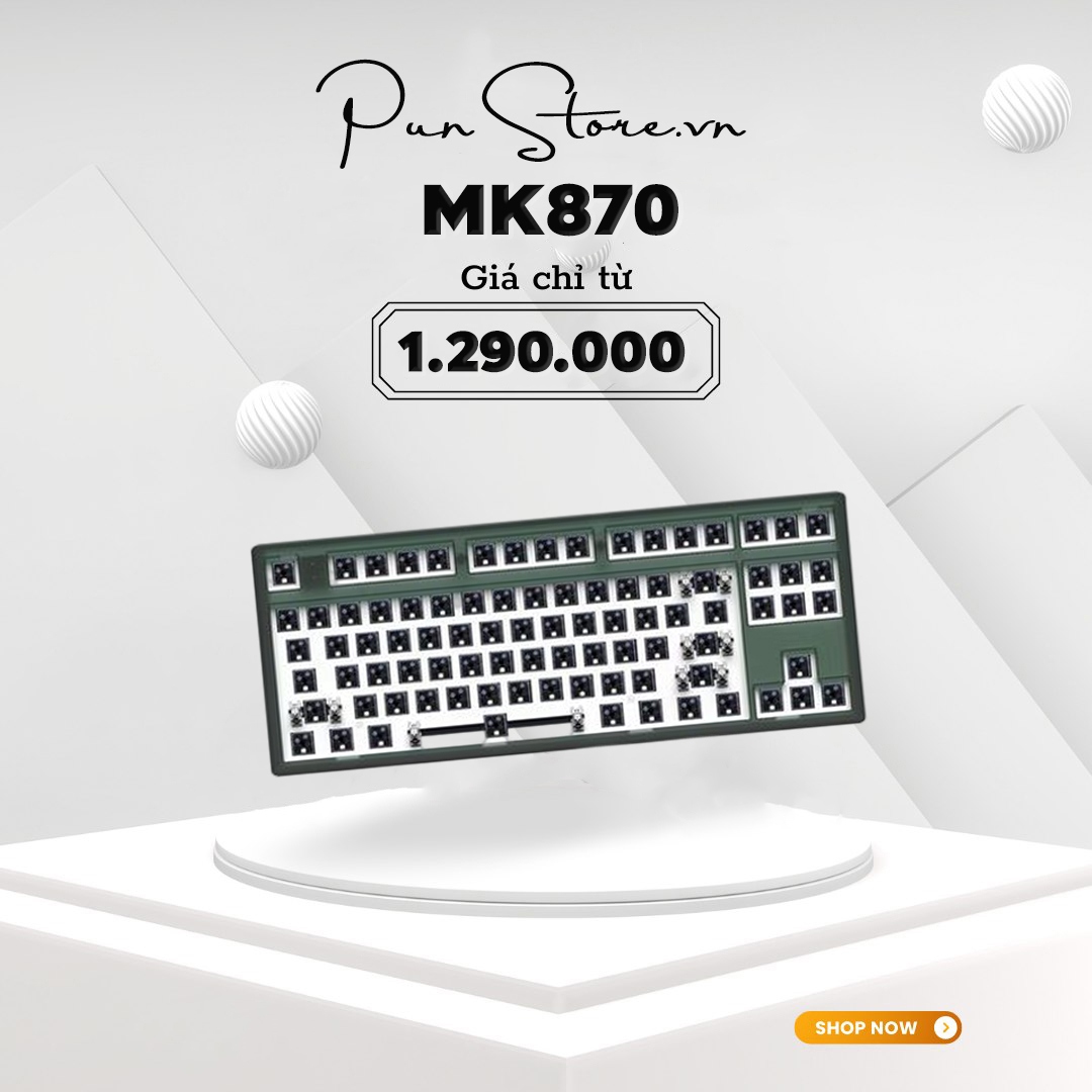 MK 870 - KIT Bàn phím cơ -  MK870 chính hãng