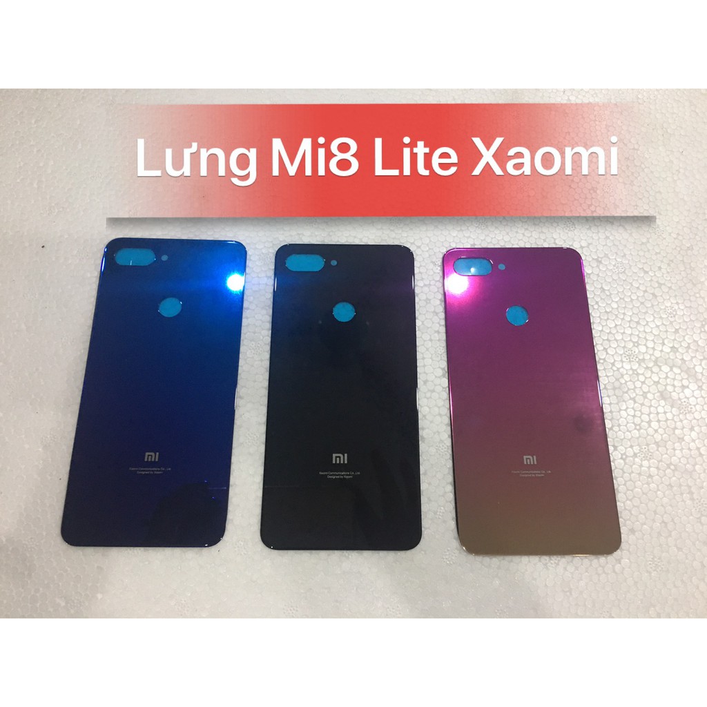 Vỏ lưng mi8 lite - xaomi zin hãng