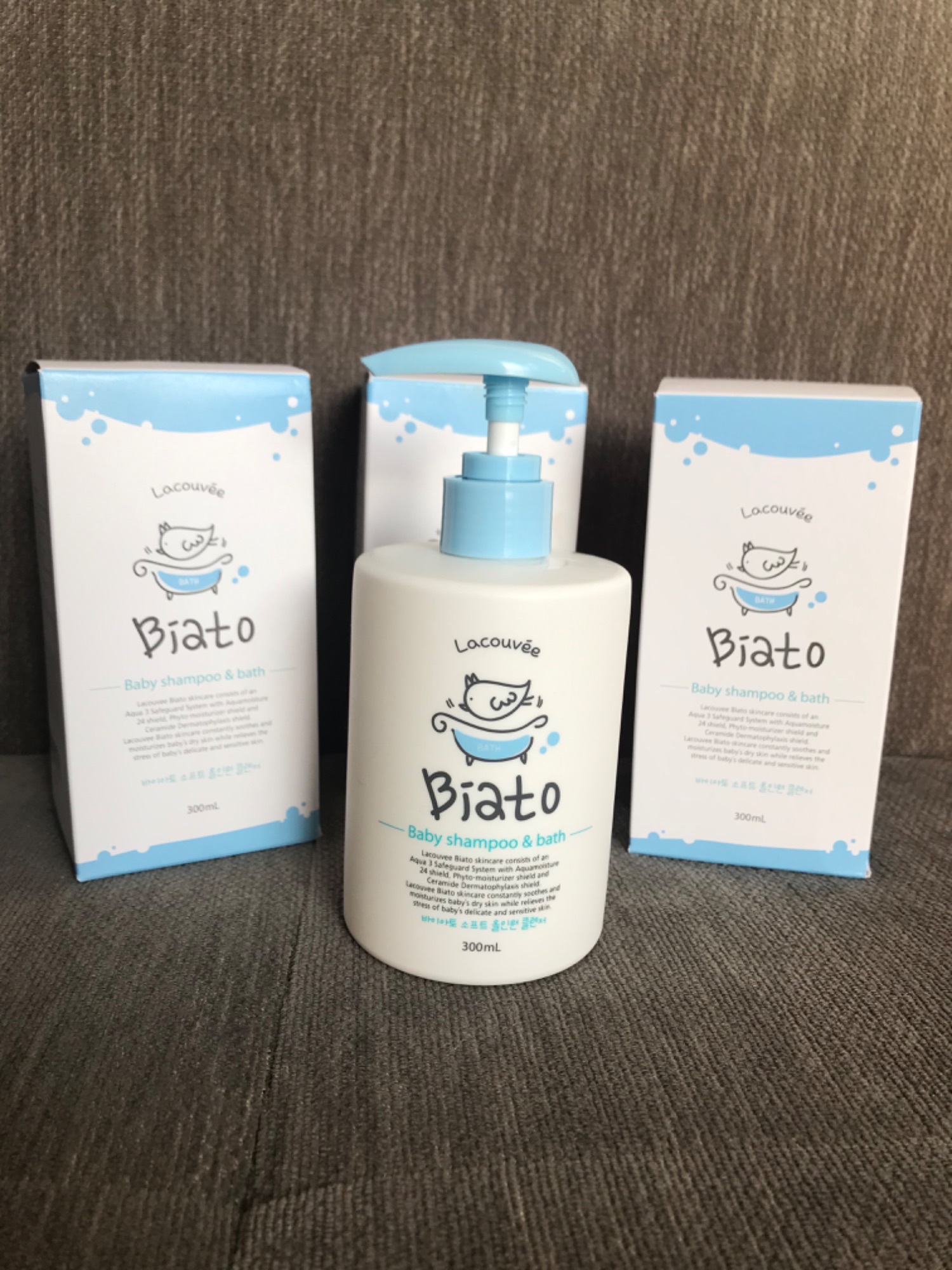 Hàn Quốc- Sữa Tắm Gội Thảo Mộc Cho Bé Lacouv’ee Biato