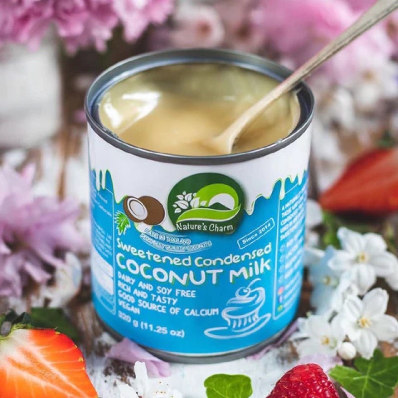 Sữa đặc vegan thuần chay từ dừa và yến mạch 320g date t6-t8/2024