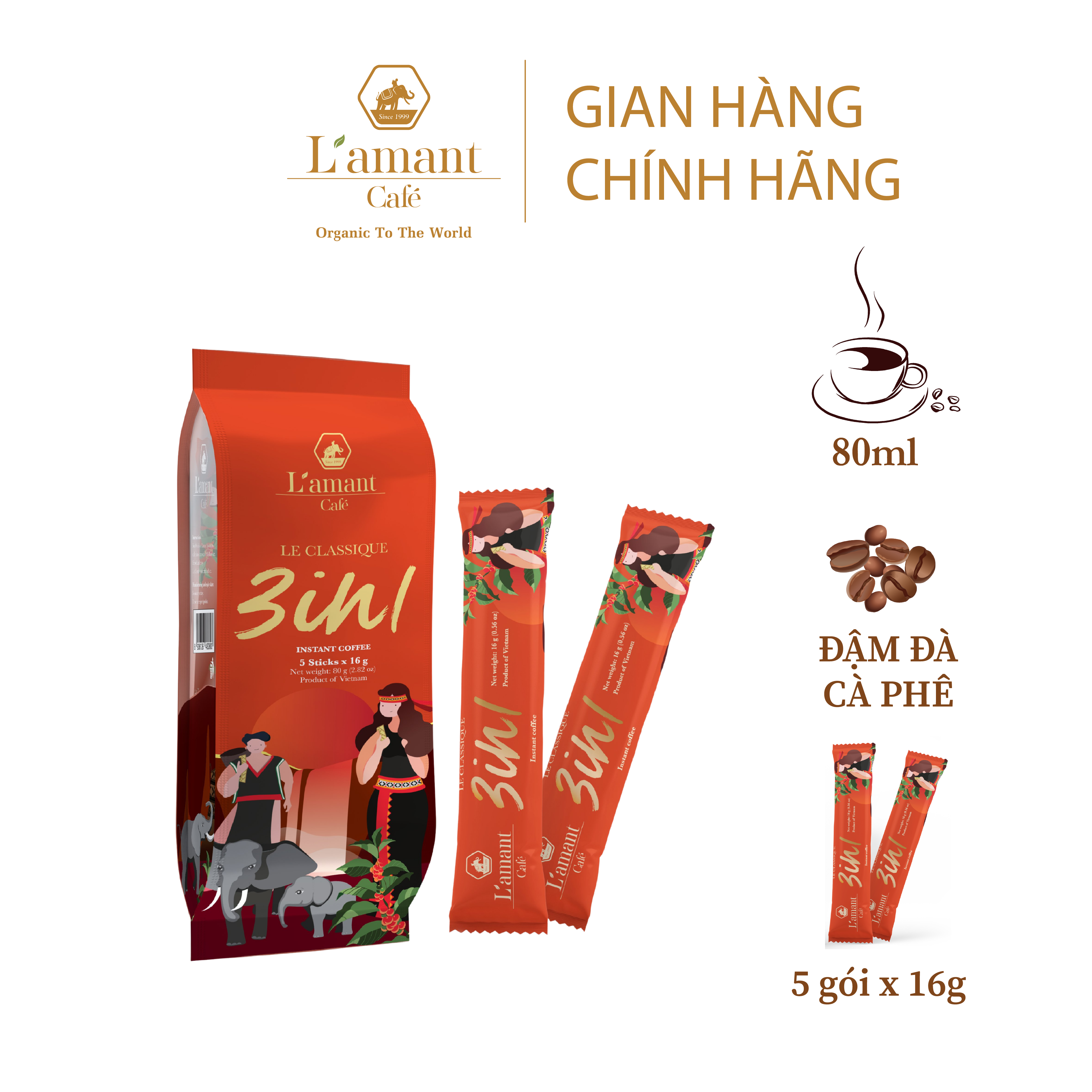 Cà phê hòa tan l’amant 3in1 - l’amant 3in1 instant coffee