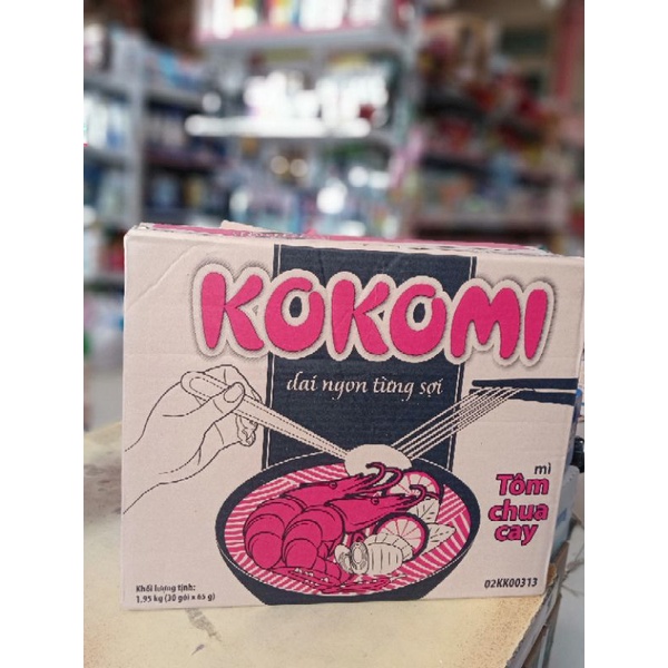 Mì Kokomi tôm chua cay 65gx30 gói