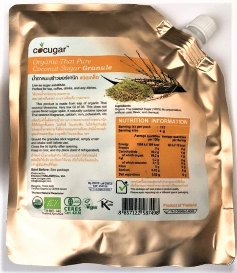 Đường dừa hữu cơ Thái Lan 450g