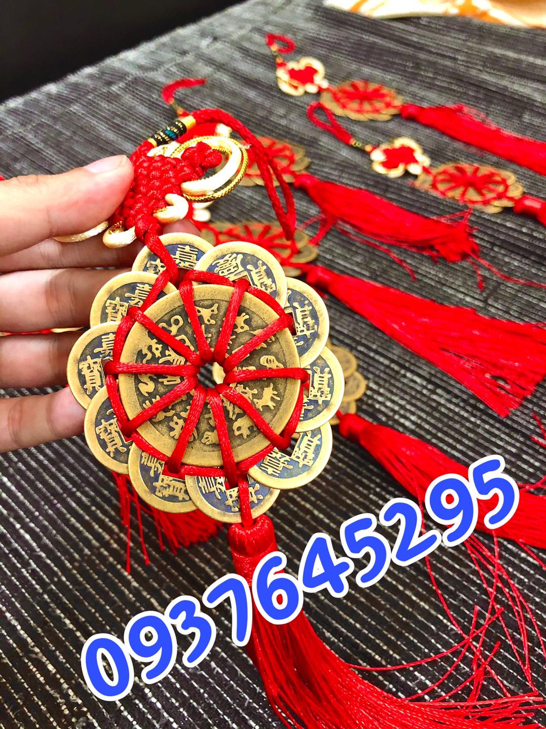 Hoa mai thập toàn xuất nhập bình an bằng đồng nguyên chất