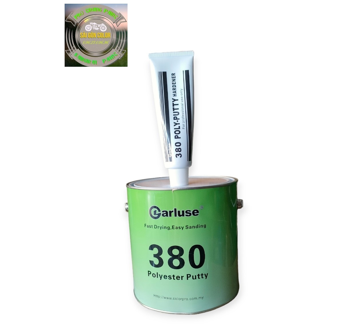 Bột  Trét Chất bả kim loại Matit  380  POLYESTER PUTTY 4kg