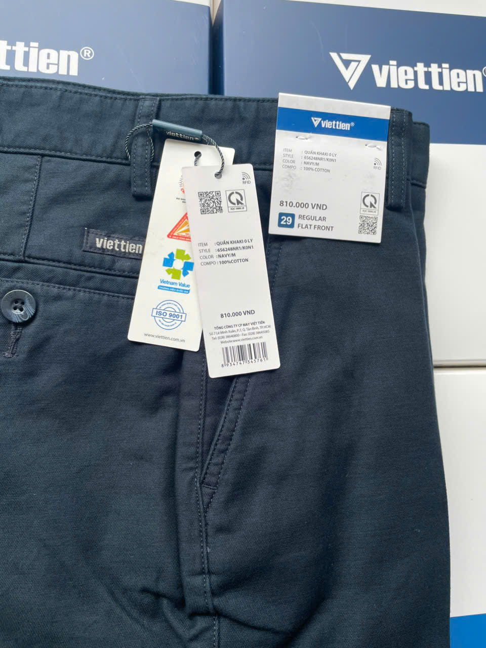  Quần Kaki Việt Tiến không ly  6S6248  