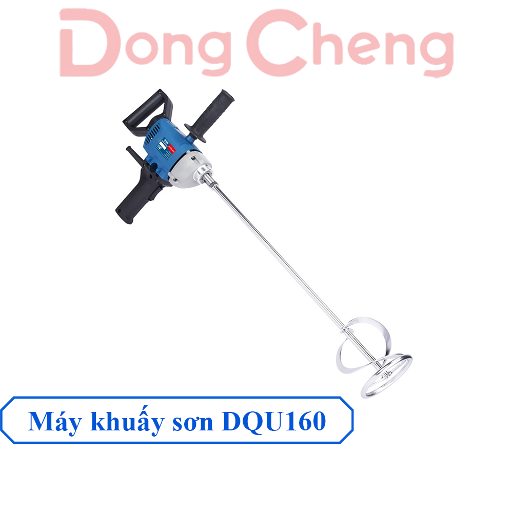Máy Khuấy Sơn DongCheng DQU160 Công Suất 800W Máy Trộn, Máy Đánh Sơn Tay Cầm Tiện Lợi, Trộn Sơn Đều Màu, Tiết Kiệm Thời Gian và Công Sức – Hàng Chính Hãng