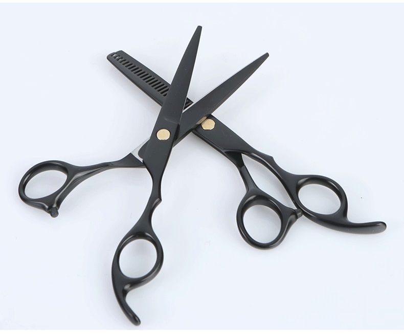Kéo cắt tóc, Bộ cắt tỉa tóc cao cấp, Bộ kéo cắt tỉa tóc sơn đen, chất liệu cao cấp, công nghệ sản xuất tiên tiến của Đức