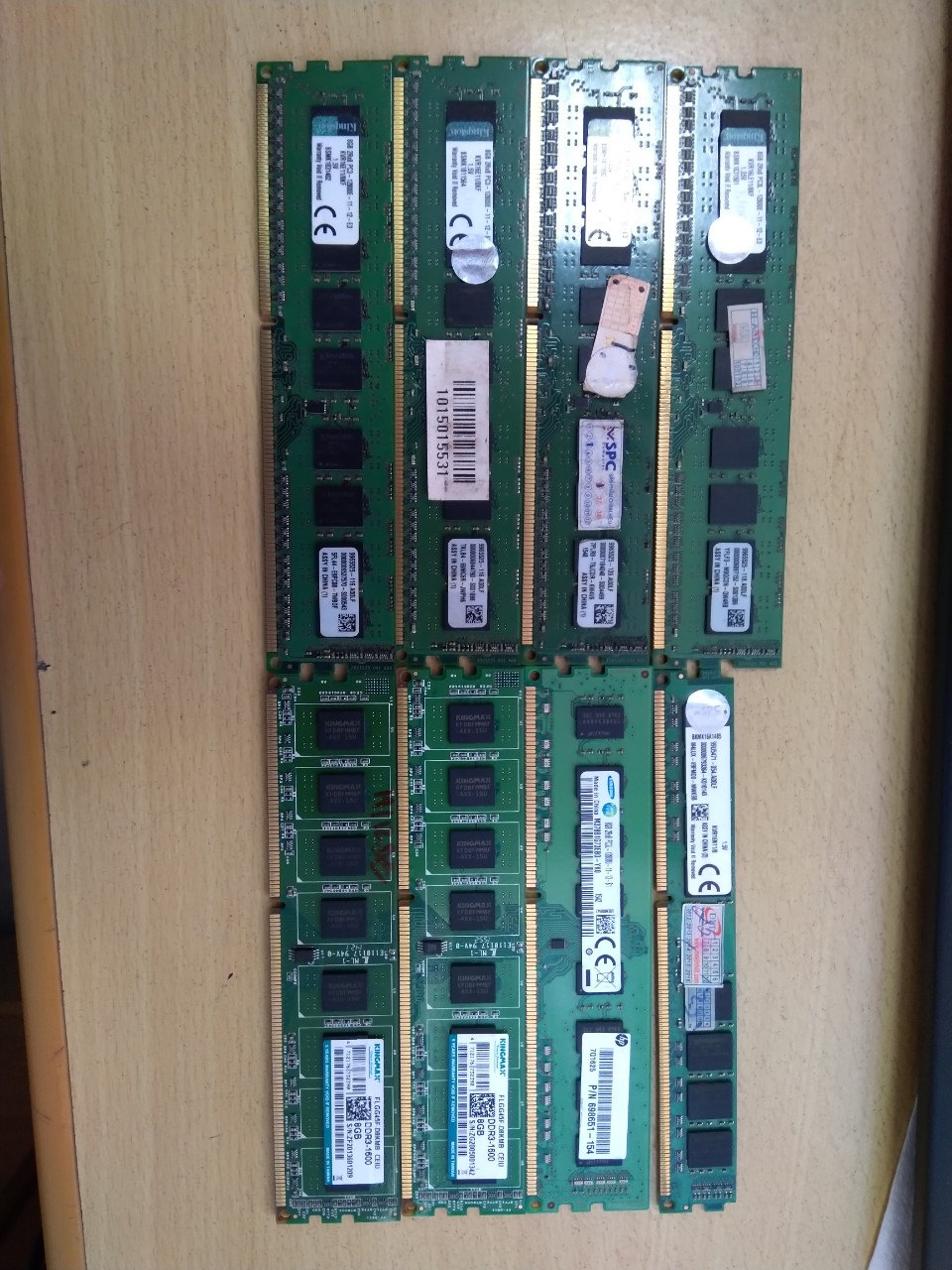 Ram PC ddr3 8gb các loại