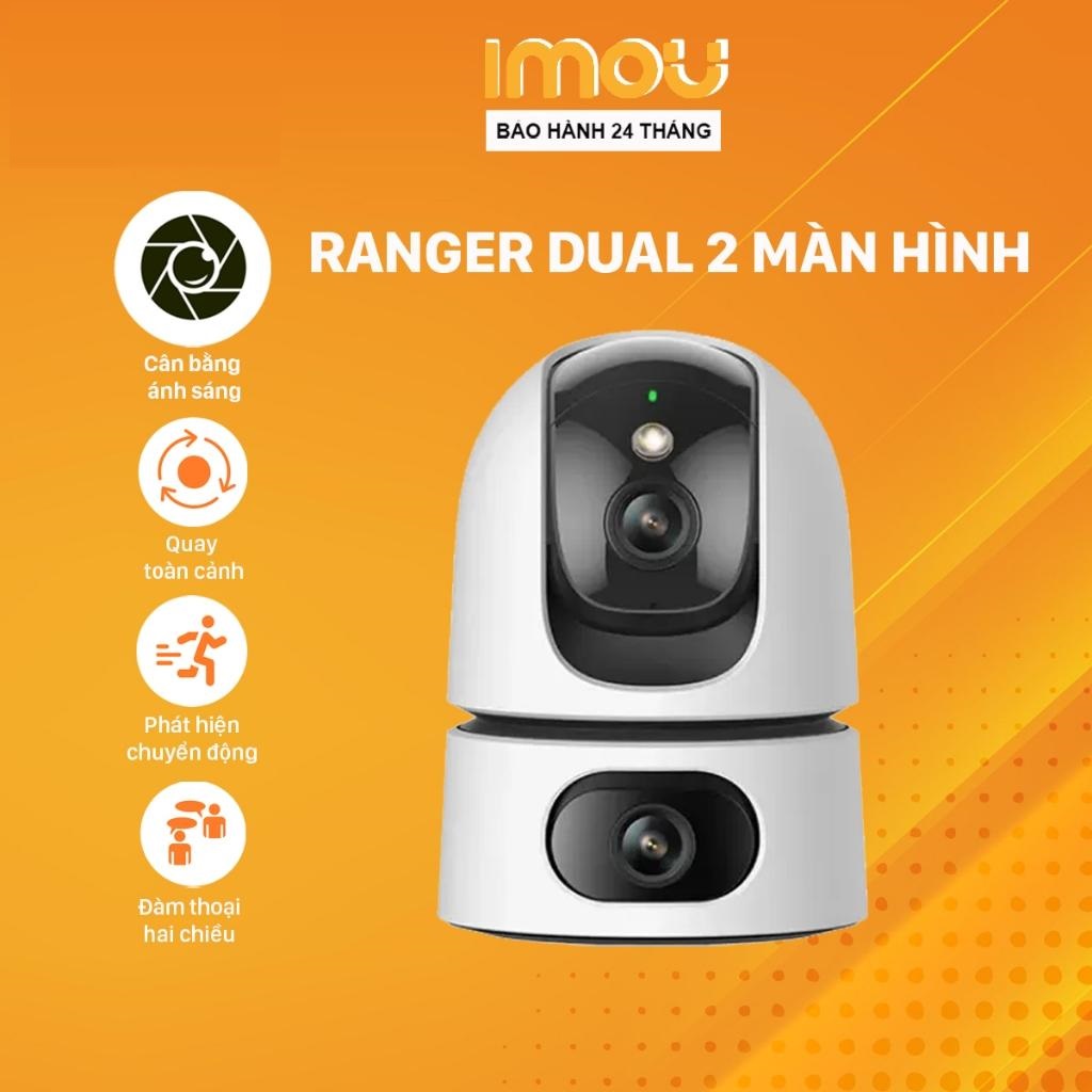 Camera WIFI IMOU 2 Mắt Ranger Dual S2XP 6MP, 10MP Xoay 360 độ Trong Nhà