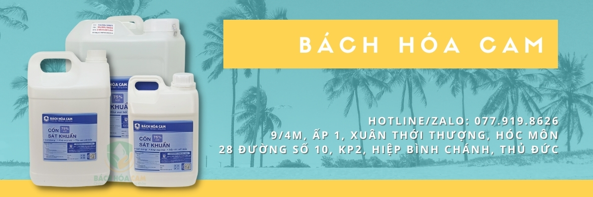 Dung dịch rửa tay sát khuẩn 75, chuẩn y tế, can 25 lít _Bách Hóa Cam_ [Tặng bình xịt + phễu]