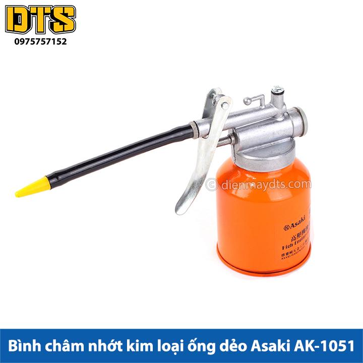 Bình châm nhớt kim loại ống dẻo Asaki 250gr