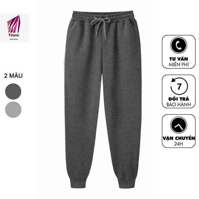 Quần jogger thể thao Unisex Nam Nữ Platinum