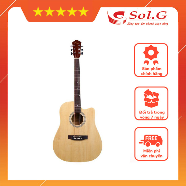 Đàn guitar acoustic vines va4111n dáng d khuyết - sol.g phân phối nhạc cụ phụ kiện chính hãng solg