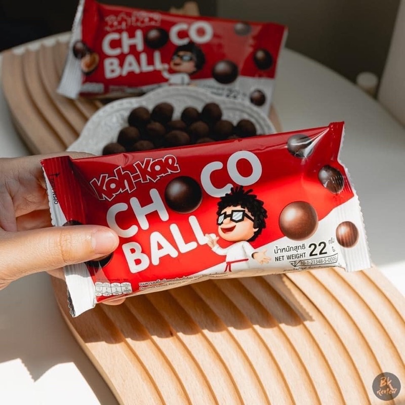 1 bịch nhỏ đậu phộng phủ socola , chocolate nhân đậu phộng thái lan 22g , sỉ ăn vặt thái lan