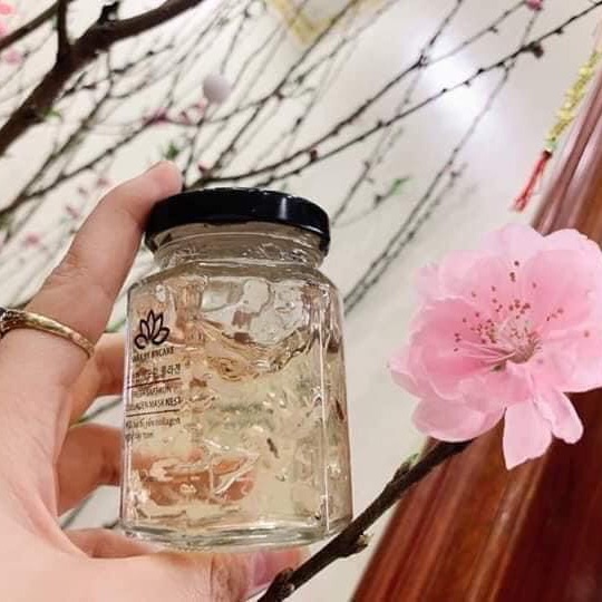 Mặt nạ ngủ yến tươi collagen nhuỵ hoa nghệ tây