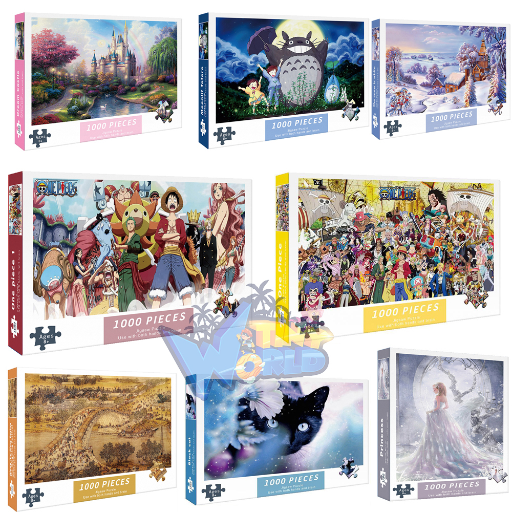 [Hoàn tiền 10%][Hoàn tiền 6%]Bộ Tranh Ghép Xếp Hình 1000 Pcs Jigsaw Puzzle ( Tranh Ghép 75*50cm ) Bản Thú vị Cao Cấp