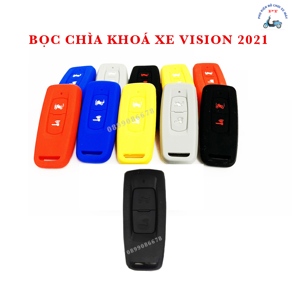 Bọc khoá smartkey Vision 2021 / 2022 loại cao su silicon