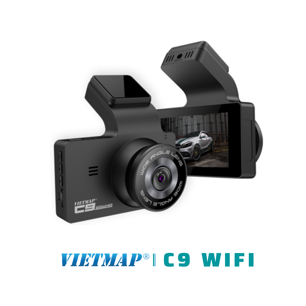 Vietmap C9 - Camera hành trình Hổ Trợ Wifi Truy Xuất Video - Hàng Chính Hãng