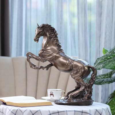 DECOR CAO CẤP TƯỢNG NGỰA TUNG VÓ PHONG THỦY( hàng cao cấp )