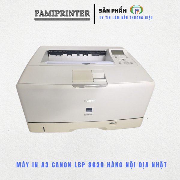 Máy in A3 trắng đen - Canon 8630 - máy in laser trắng đen in lụa , in bản vẽ