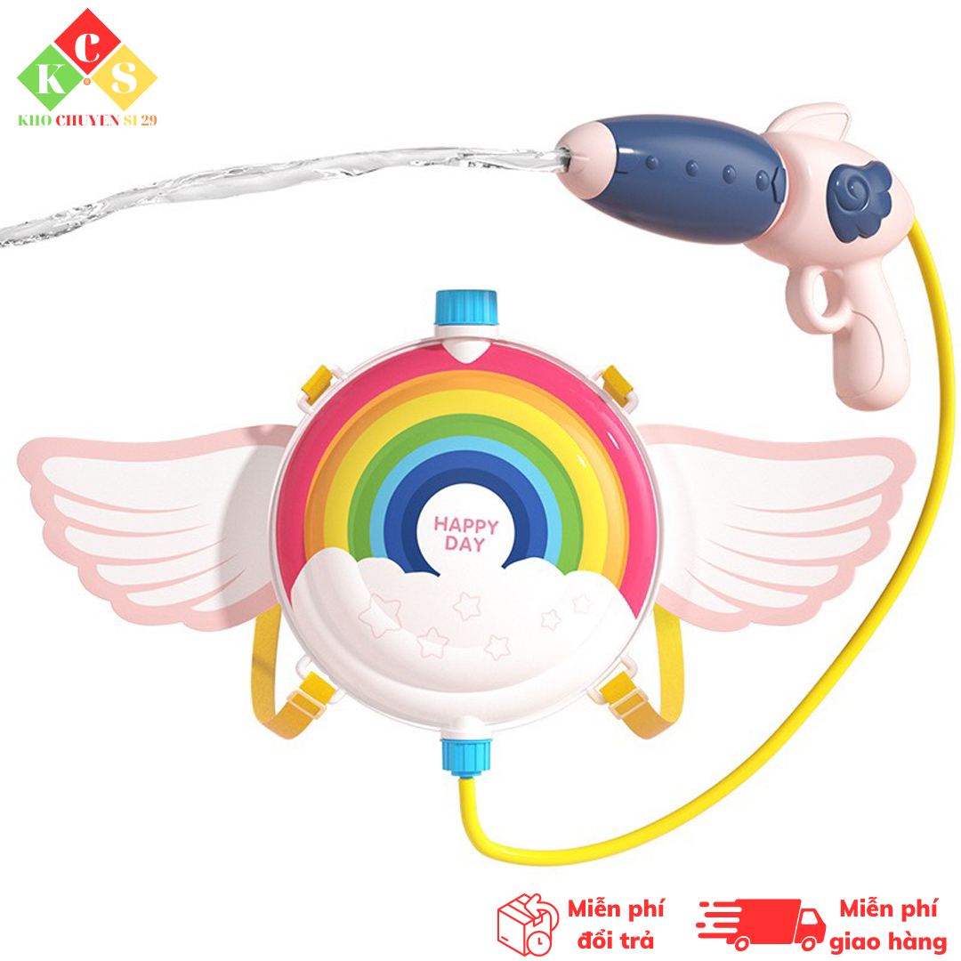 Đồ chơi sung nước cho bé mẫu mới dung tích 2000ml, thiết kế hình balo sung nước nhiều màu đồ chơi bé rất thích