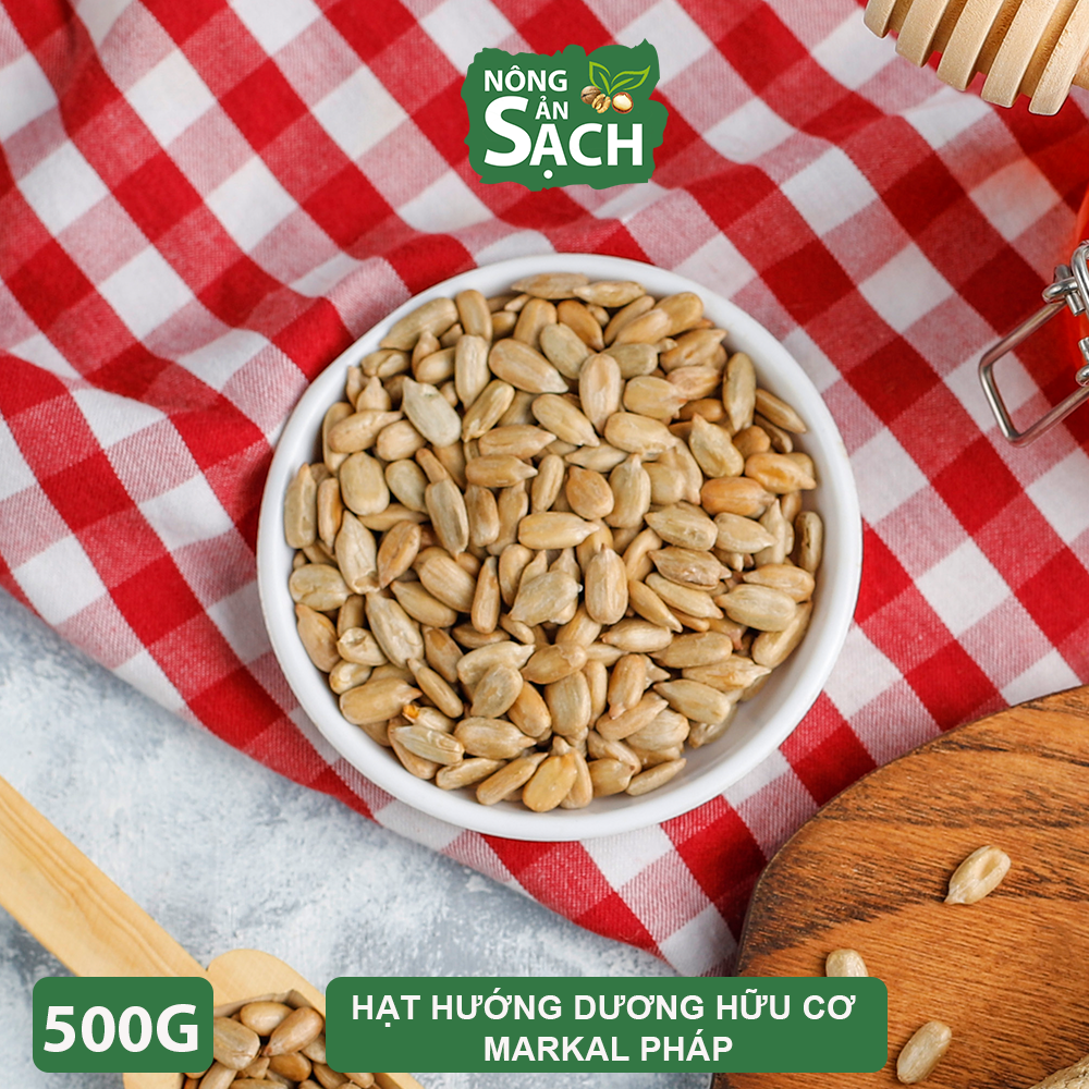 500g Nhân hạt hướng dương hữu cơ Markal Pháp