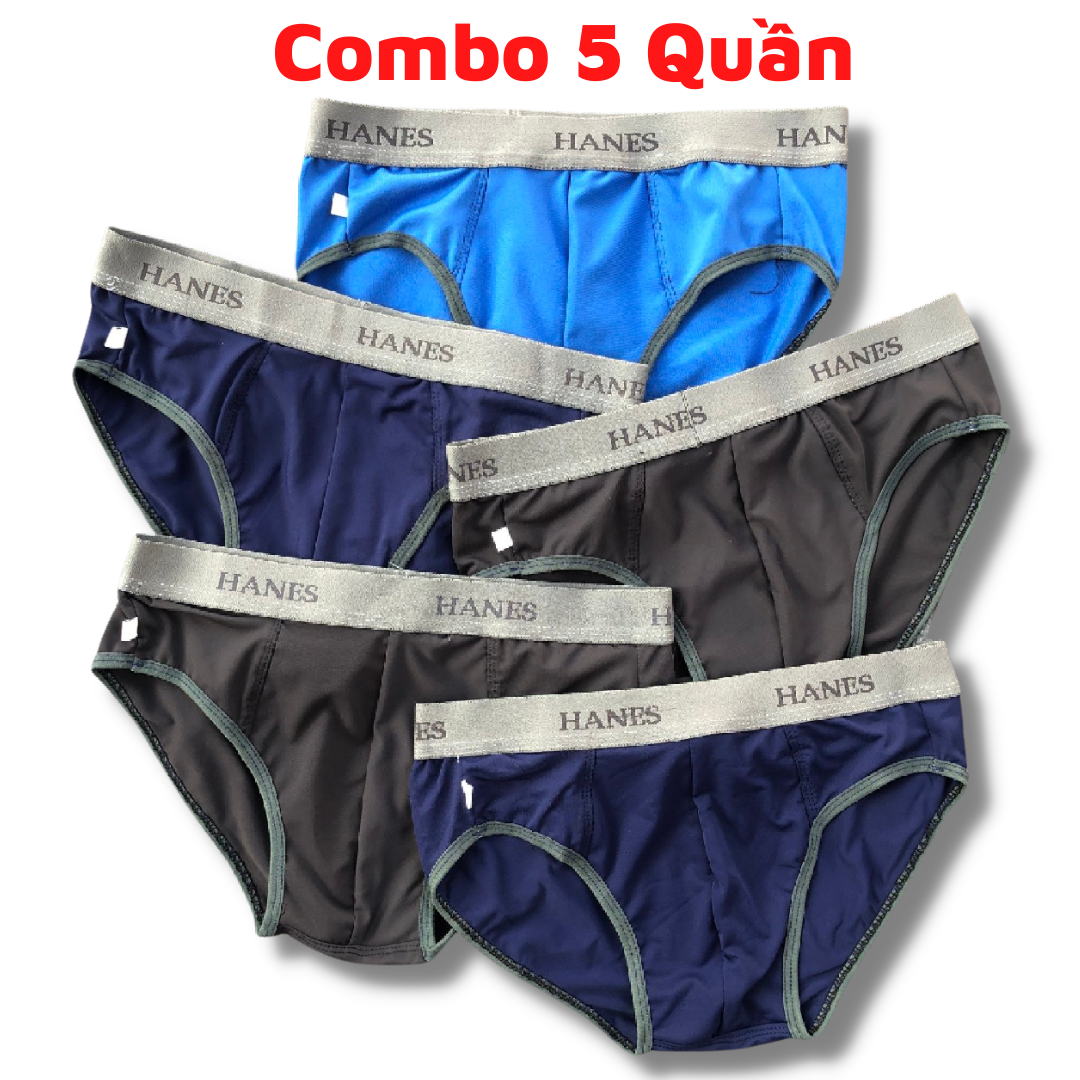 Bộ 5 Quần Lót Nam | Quần sịp xì nam thun co giãn Hàng xưởng sản xuất đủ size nhiều màu