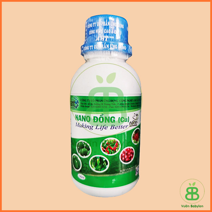 Nano Đồng (Cu) Chống Rét, Diệt Nấm Khuẩn Chai 100ml