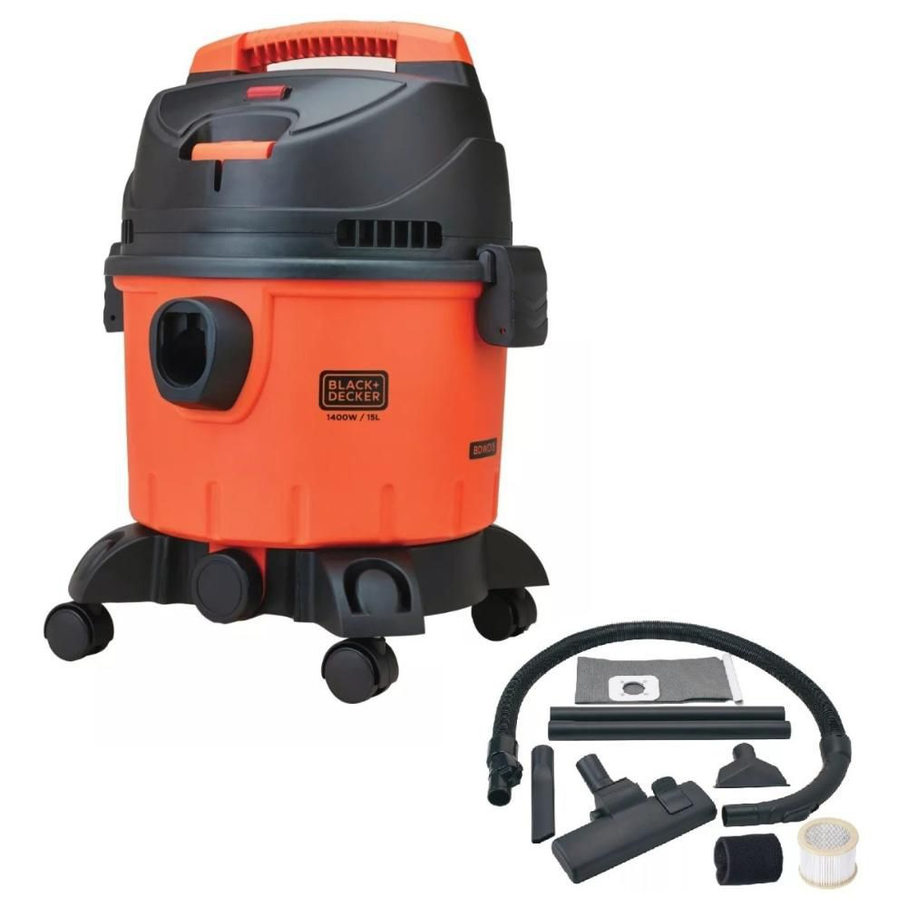 Máy hút bụi khô và ướt black decker bdwd15-b1 - 15 lít