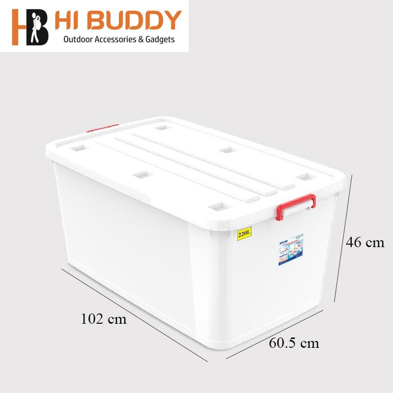 Thùng Nhựa Duy Tân 220 Lít (102 x 60.5 x 46 cm) No.853