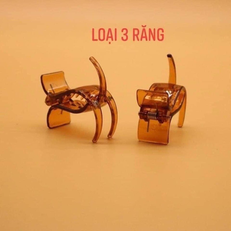 Set 12 chiếc kẹp càng cua 3 răng và 5 răng