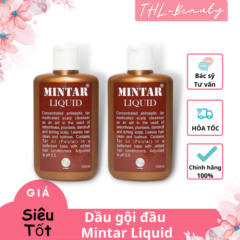 Dầu gội đầu Mintar Liquid 150ml hết ngứa, sạch gàu, vảy nến