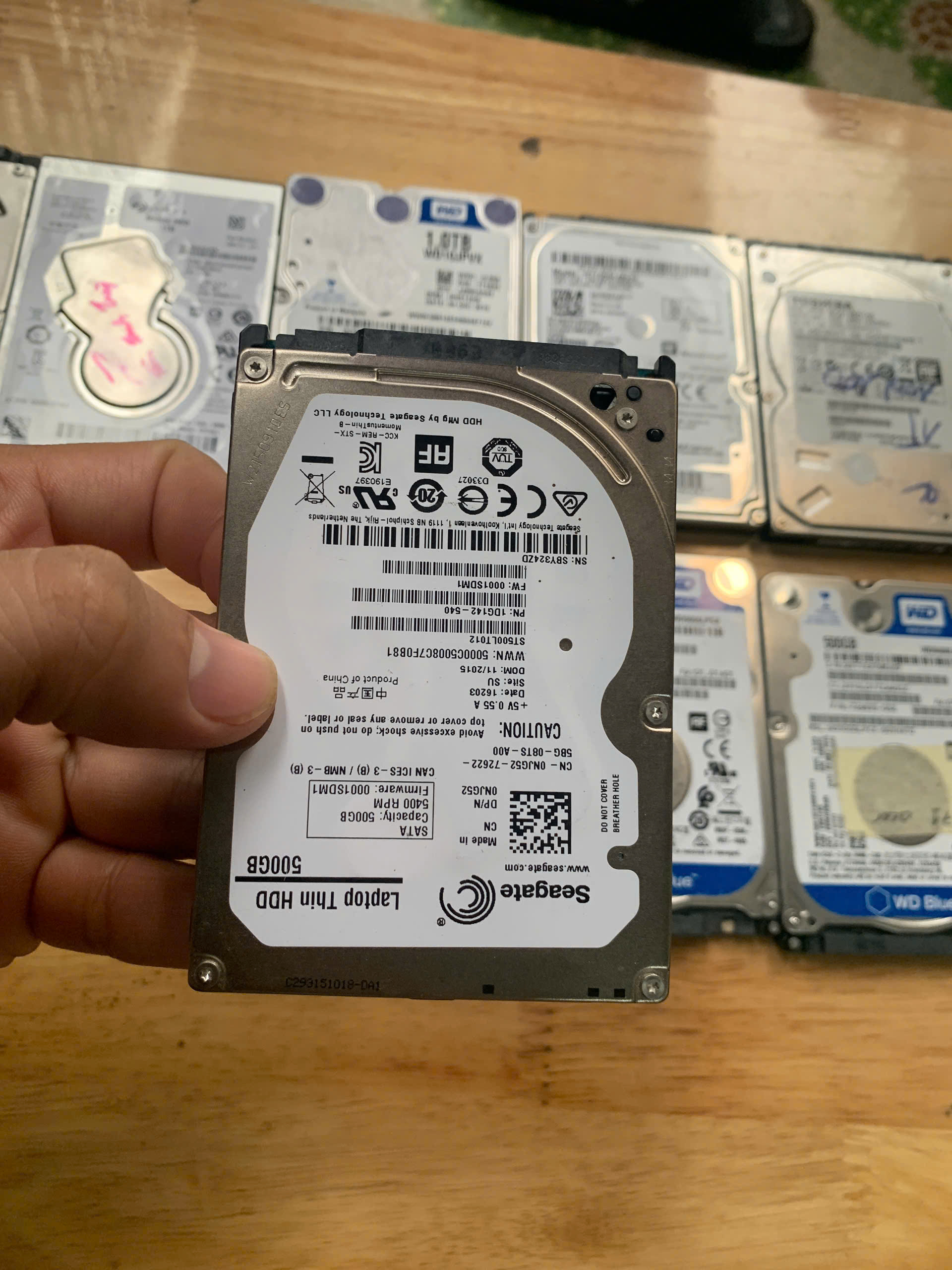 Ổ Cứng Laptop 500GB HDD 2.5" Like New Sức Khỏe 100% Good Hàng Tháo Máy Chính Hãng