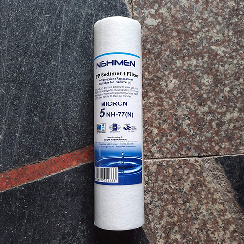 [HCM][Ảnh thật] Lõi Lọc Số 1 Nishimen 5 micron - Lõi PP Nishimen 10 Inch - Lọc Cặn Bẩn Rong Rêu Phèn Mảng Bám Trong Nước