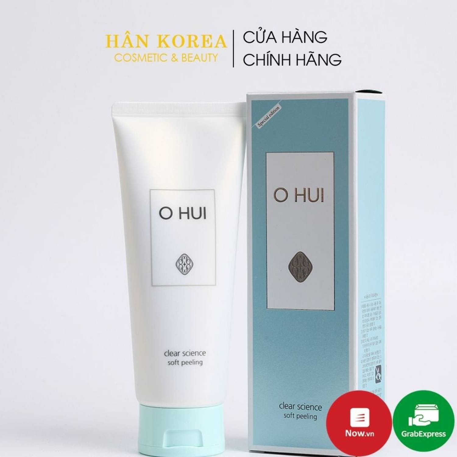 Tẩy da chết OHUI clear science soft peeling trắng da, loại bỏ bụi bẩn 150ml HÂN KOREA