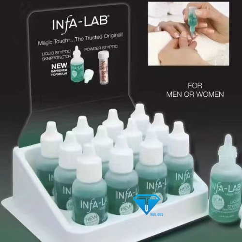 Dung dịch cầm máu INFA-LAB lọ 15ml , Cầm máu móng nail khi nhặt da lấy khóe tay chân