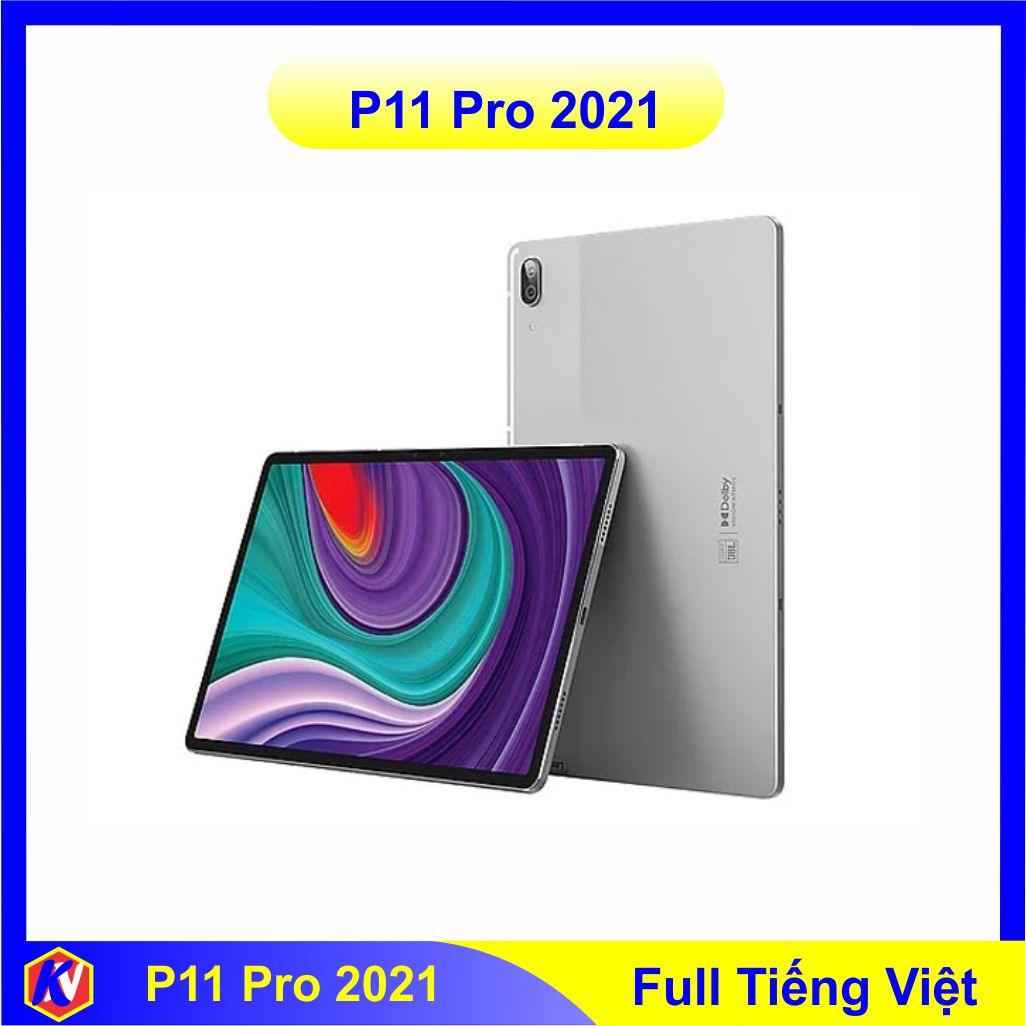 Máy tính bảng Lenovo Pad P11 Pro 2021 chip Snapdragon 870 5G (7 nm) pin 8600 Khang nhung - Hàng nhập khẩu