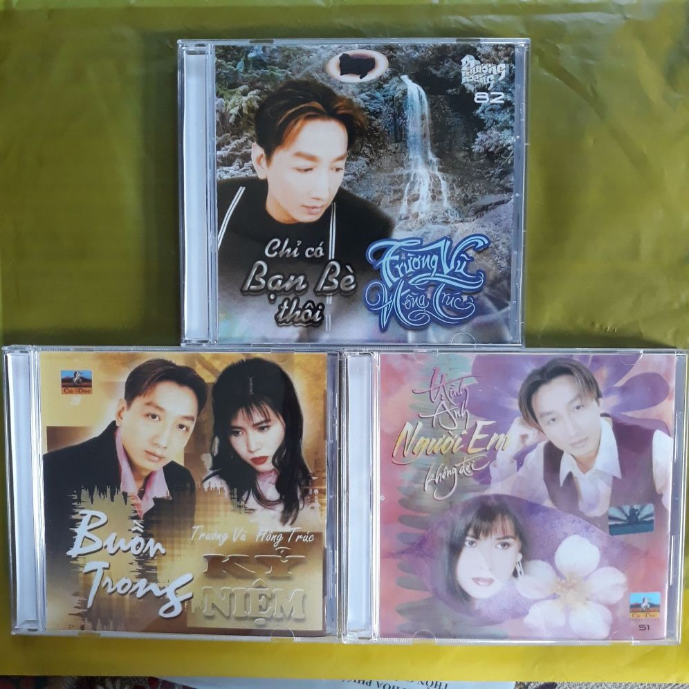Bộ 3 đĩa cd Trường Vũ, Hồng Trúc