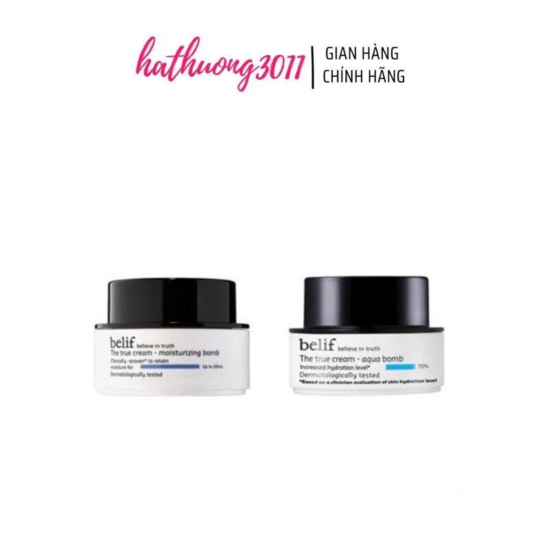 Kem dưỡng ẩm cao cấp belif the true cream.
