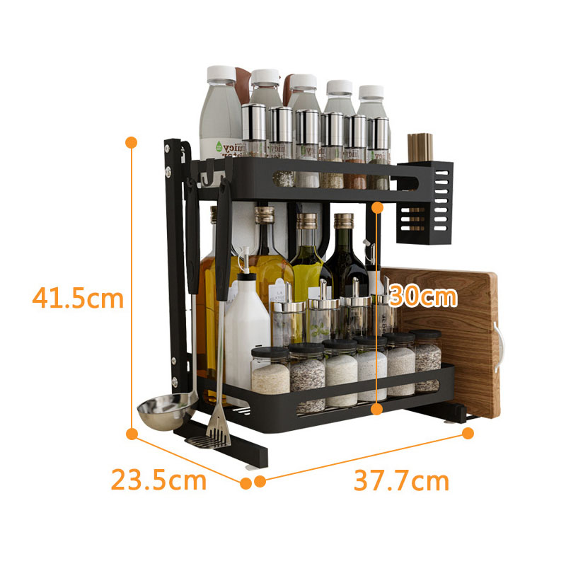 [HÀNG MỚI VỀ] Gía để gia vị 2 tầng, kệ để đồ nhà bếp, giá để đồ nhà bếp, chất liệu INOX,giá để gia vị nhà bếp, kệ để gia vị
