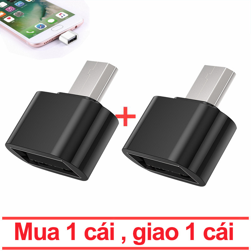 【Mua 1 tặng 1】Đầu chuyển Jack chuyển adapter Micro USB OTG cho máy tính bảng và điện thoại đặc biệt hữu dụng cho các máy thiết kế nguyên khối không thẻ nhớ