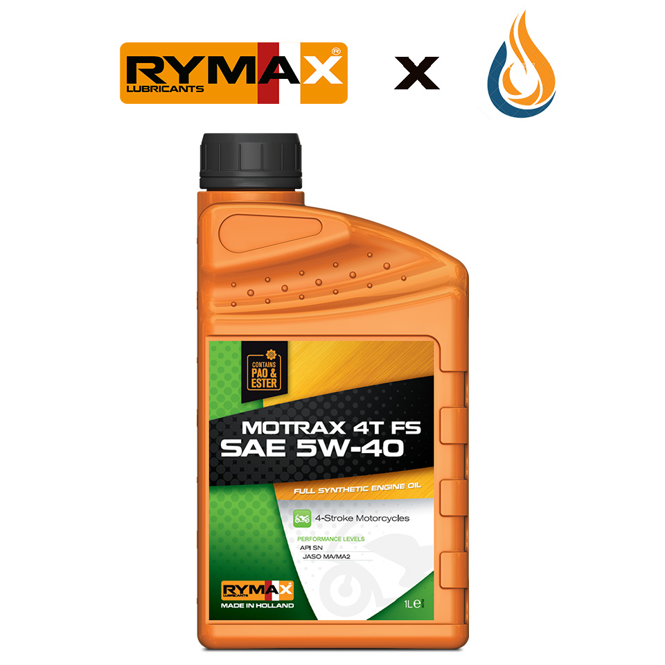 Dầu nhớt xe máy rymax motrax 4t fs sae 5w-40 - tổng hợp toàn phần