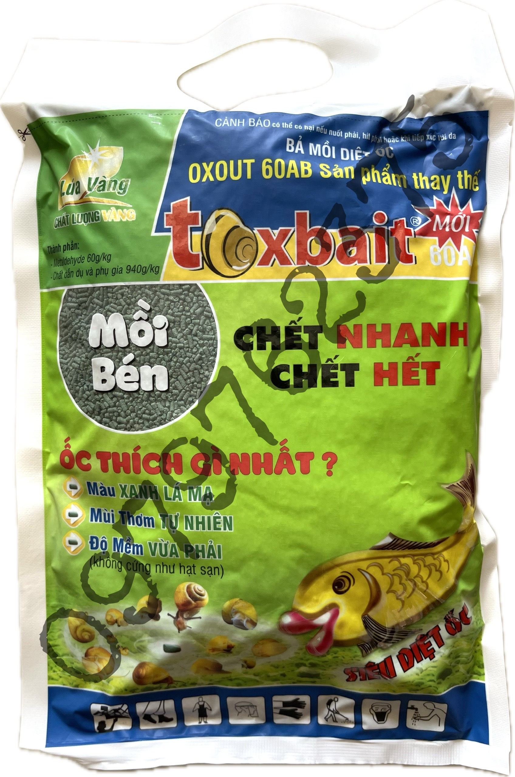 Bã Mồi DIệt Ốc Sên Hoa Lan - Các Loại Ốc Gây Hại - Toxbait 60AB 1kg