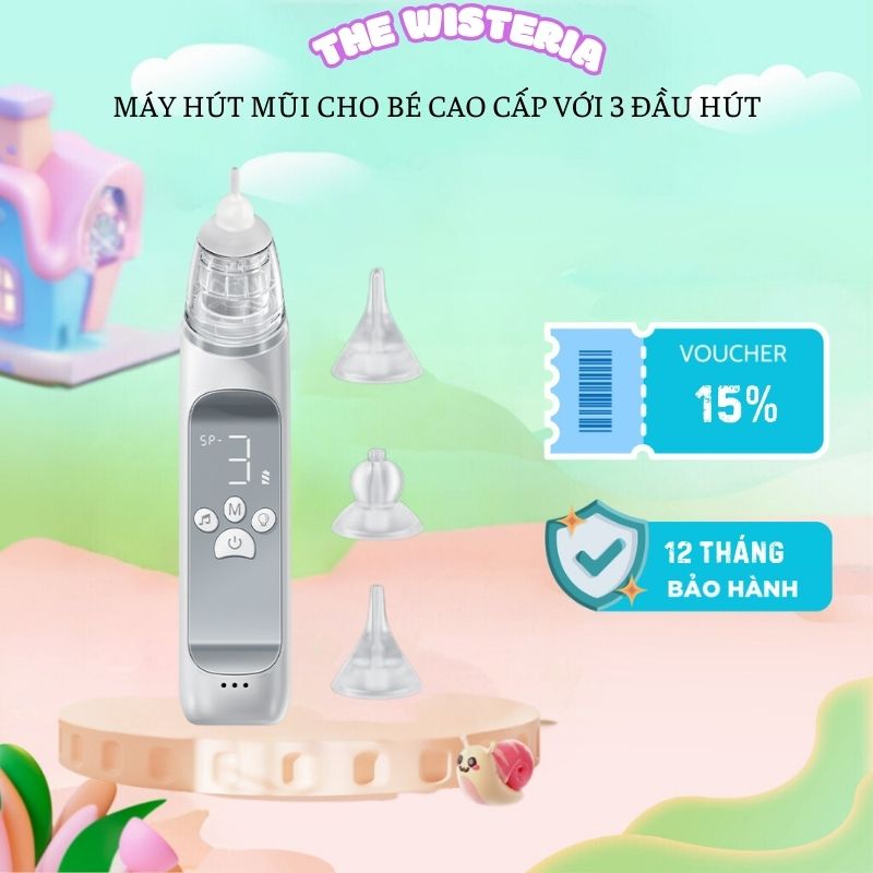 Máy hút mũi cho bé sơ sinh cao cấp - dụng cụ hút mũi trẻ em , máy hút đờm cầm tay giúp thông mũi nghẹt mũi cho trẻ - máy hút mũi cho bé hít thở làm thông mũi cho bé