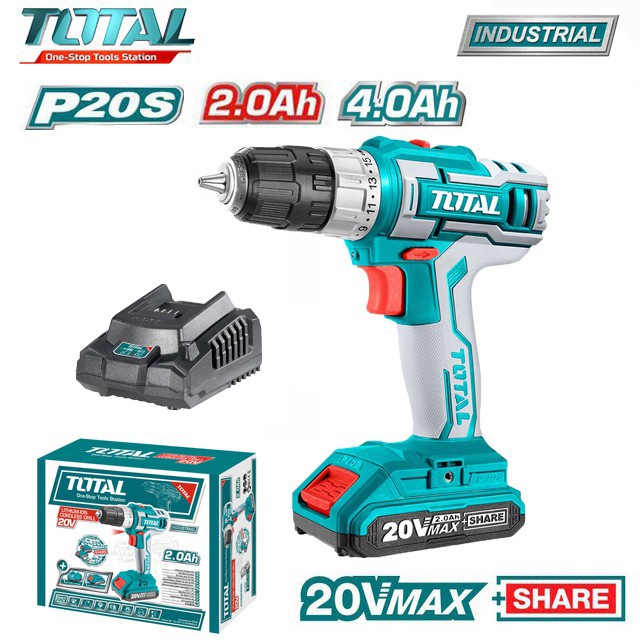 Máy khoan vặn vít dùng pin total 20v tdli20024