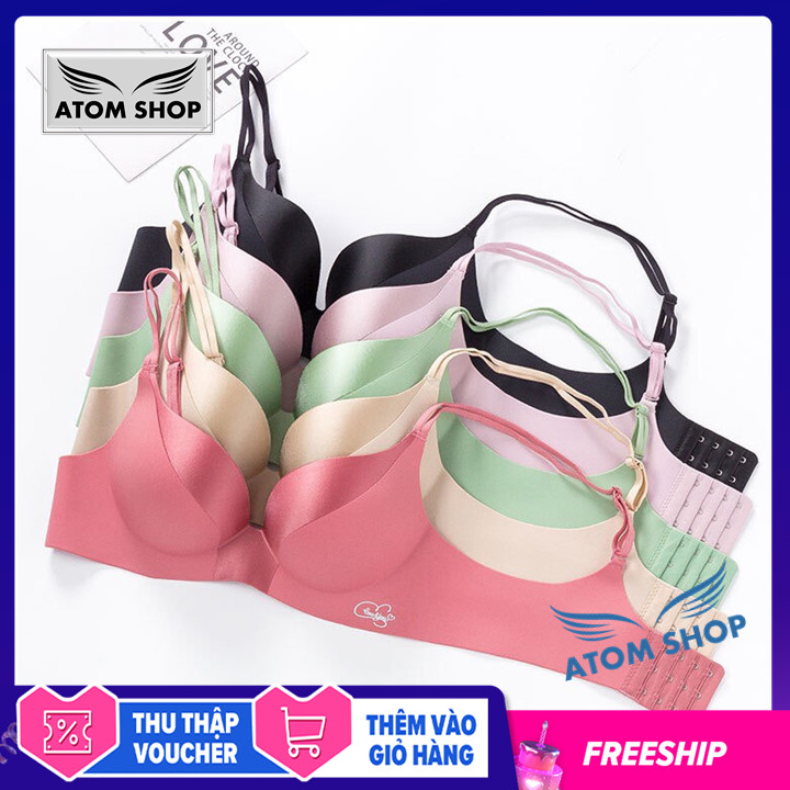 [HCM]Áo ngực áo lót su không gọng phối lụa nâng ngực chất liệu cao cấp bền đẹp HOT TREND 2020 ÁO NGỰC ĐÚC ÁO LÓT NÂNG NGỰC